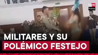 Argentina escándalo por festejo por el Día del Padre en base aérea [upl. by Htnamas961]