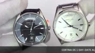 CERTINA DS 1 DAYDATE AUTOMATIK HERRENUHR C0064301608100  C0064301103100 wwwolfertco [upl. by Eirallam61]