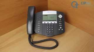 Polycom IP 550650 telephone  How to factory reset [upl. by Kcirdled]