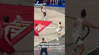 Caitlin Clark And Kelsey Plum Get Close 🔥caitlinclark wnba basketball [upl. by Alliber]