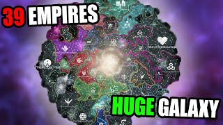 I Simulated 39 Empires On a HUGE Stellaris Galaxy [upl. by Stelu844]