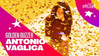 Antonio Vaglica 🌟 il primo GOLDEN BUZZER di Elio a Italias Got Talent [upl. by Aivatnwahs]