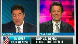 MSNBC Cenk Vs Laffer On Debt Tax Cuts [upl. by Zurheide]