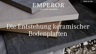 Die Produktion von Terrassenplatten  EMPEROR Outdoor Ceramics Keramikplatten für Terrassen [upl. by Mutz521]