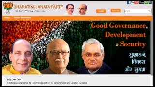 How to Join Bharatiya Janata Party BJP [upl. by Inna]