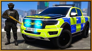 GTA 5 Roleplay  New Cop Car Takes Down Criminals  RedlineRP [upl. by Celene106]