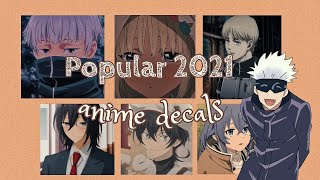 Popular 2021 anime Decals Jujutsu KaisenSk8Horimiyaaot  Roblox  aueie [upl. by Racso]