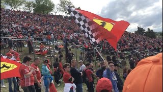 Giornata da tifoso Ferrari alla Rivazza per la Sprint Race F1 2022 di Imola Prima volta a un GP [upl. by Auhso674]