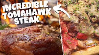 Nevjerojatan Tomahawk Ribeye steak s umakom od gljiva [upl. by Ayvid20]