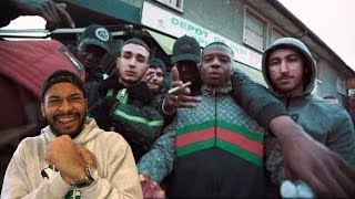 ITALIANFRENCH RAP Capo Plaza  Billets ft Ninho  AMERICAN REACTS [upl. by Akimat285]