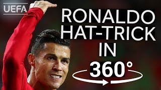 RONALDO hattrick against SWITZERLAND in 360° UNL FINALS HIGHLIGHTS [upl. by Yetah]