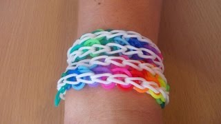 Rainbow Loom Bands Anleitung deutsch  Schmetterling Armband  Butterfly bracelet tutorial [upl. by Ala]