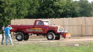 Thunderstruck Truck Pull  Ford 477 Open Stock [upl. by Haynes]