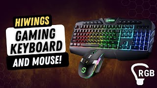 Hiwings RGB Wired Gaming Keyboard and Mouse [upl. by Foss]