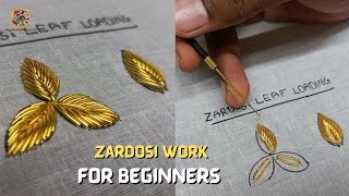 Aari Work Tutorial 73  Zardosi and Sequence Work using Aari Needle [upl. by Attelrac474]