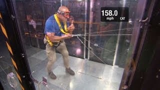 Jim Cantore vs Category 5 Winds [upl. by Harrad]