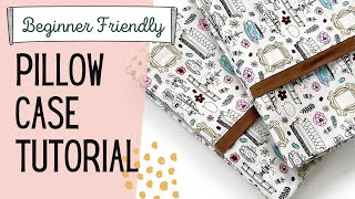 How to Sew a Pillow Case the easiest way [upl. by Lu962]