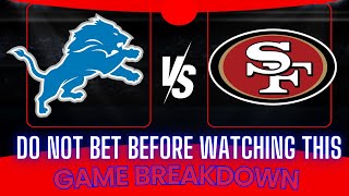 Detroit Lions vs San Francisco 49ers Picks and Predictions  NFC Championship Best Bets [upl. by Staten]