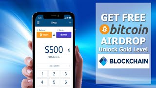 Blockchain  GET FREE BITCOIN WHEN YOU UNLOCK GOLD LEVEL  Blockchain FreeBitcoin [upl. by Toddie824]