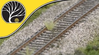 How To Model Realistic Ballast  Woodland Scenics  Model Scenery [upl. by Terryl]