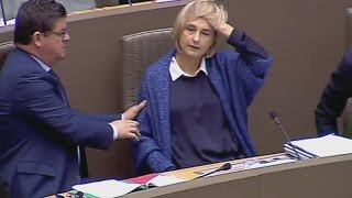 Minister valt flauw in Vlaams parlement [upl. by Base]