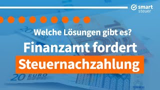 Finanzamt fordert Steuernachzahlung  Welche Lösungen gibt es [upl. by Beaufort]