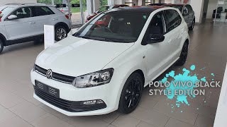 2021 Volkswagen Polo Vivo 14L Comfortline Black Style Package Review [upl. by Annoid]