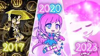 My Magical Girl Transformation Evolution 20172023 Gacha LifeClub [upl. by Pokorny]