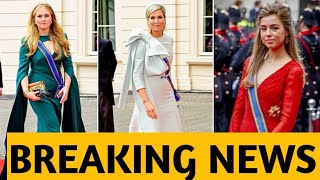 Queen Maxima’s daughters channel their mother’s glamour in ballgowns at Dutch parliament opening [upl. by Uchida125]