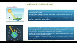 Sustainability  Greenhouse gases [upl. by Kcirderf]