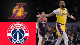 Lakers vs Wizards  Lakers GameTimeTV  Lakers Highlights [upl. by Erminna]