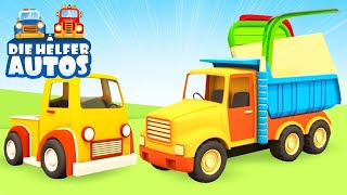 Die Helfer Autos bauen für den Pickup eine neue Garage  Helfer Autos  Zeichentrickfilme für Kinder [upl. by Vaules]