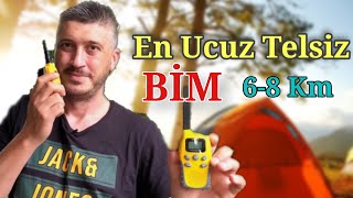 BİM İKİLİ TELSİZ KUTU AÇILIMI VE ÇEKİMampALAN TESTİ KAMP TELSİZİ proware [upl. by Ivek]