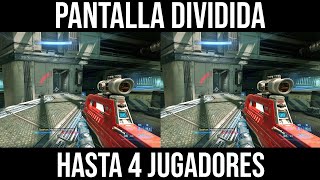 Así se ve la PANTALLA DIVIDIDA en Halo Infinite 4 Jugadores Locales [upl. by Ajidahk]