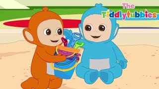 Tiddlytubbies  Jouer avec le sable  Teletubbies bébés ★ WildBrain [upl. by Notsag]