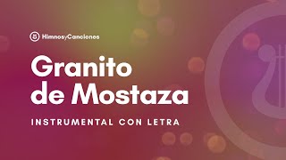 Granito de Mostaza video lyric  pista instrumental con letra [upl. by Arraeit]