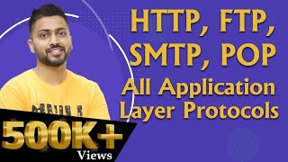 Lec78 HTTP FTP SMTP POP  All Application Layer Protocols  Computer Networks [upl. by Dorthea102]