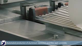 Production of Filter Units with Aluminium Spacers  DELBAG [upl. by Ylekalb]