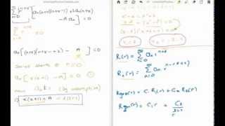 Differential Equations 32  The Radial Equation [upl. by Sices525]