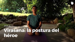 Virasana la postura del héroe  Yoga [upl. by Edwine]