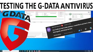 Testing The GData Antivirus [upl. by Beckie]