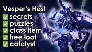 The secrets and puzzles of Vespers Host Ice Breaker catalyst free loot and more [upl. by Acinoj]