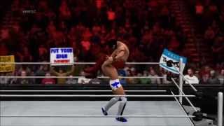 WWE 2K15 All moves in the quotNew Movesquot DLC and who they belong to [upl. by Ynaffad617]