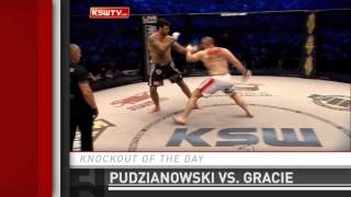 Knockout of the Day Mariusz Pudzianowski Clubs Rolles Gracie at KSW 31 [upl. by Amabel]