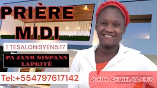 PRIÈRE MIDI MERCREDI 13 DÉCEMBRE 2023 AVEC SOEUR ASTREL SAJOUS VIN BENI VIN PRIYE [upl. by Keverne]