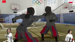 Fencing  Epée Women  R32  Olympic Games 2024 [upl. by Glick]