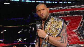 John Cena calls out WWE Champion Batista [upl. by Pebrook]