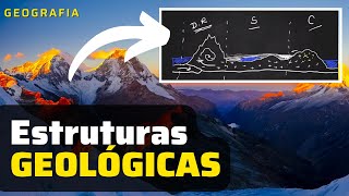 ESTRUTURAS GEOLÓGICAS  Escudos Bacias e Dobramentos 🌎 Geologia ⛏🧱 proflegeo [upl. by Gnihc989]