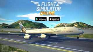 Flight Simulator Online  AndroidiOS Gameplay [upl. by Nea]