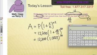 Finding Compound Interest Examples of Using the Formula [upl. by Shelia]